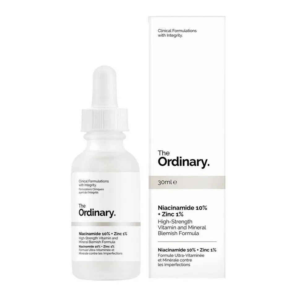 The Ordinary Niacinamide 10% + Zinc 1% With Jade Roller Free