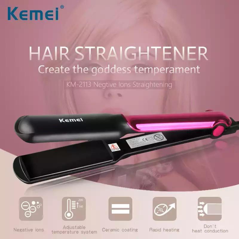 Kemei Hair Straightener Curling Irons KM-2113